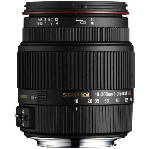 Sigma 18-200 F3.5-6.3 II DC OS HSM mocowanie Nikon